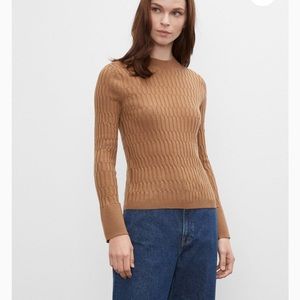 Signature Ribbed Mock Neck Sweater